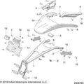 Nut-Hxfl-M6X1.0 8 Zpb Nyl by Polaris 7547662 OEM Nut