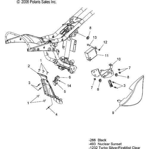 Nuts, Keps by Polaris 7547341 OEM Nut