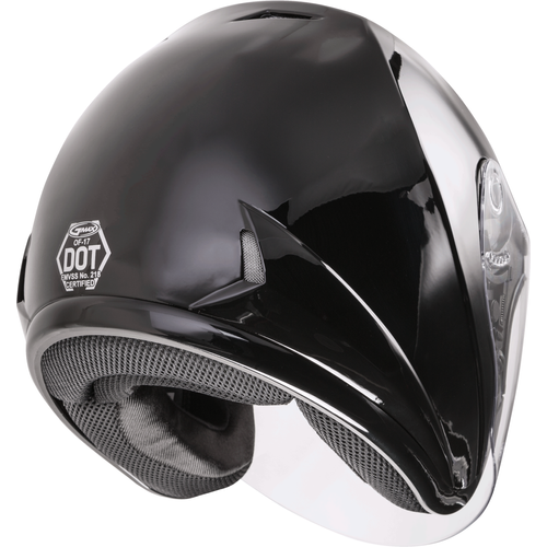 Western Powersports Drop Ship Open Face 3/4 Helmet OF-17 Helmet by GMAX