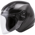 Western Powersports Drop Ship Open Face 3/4 Helmet 2X / Black OF-17 Helmet by GMAX G317028N