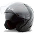 Western Powersports Drop Ship Open Face 3/4 Helmet 2X / Black OF-77 Helmet by GMAX G3770028
