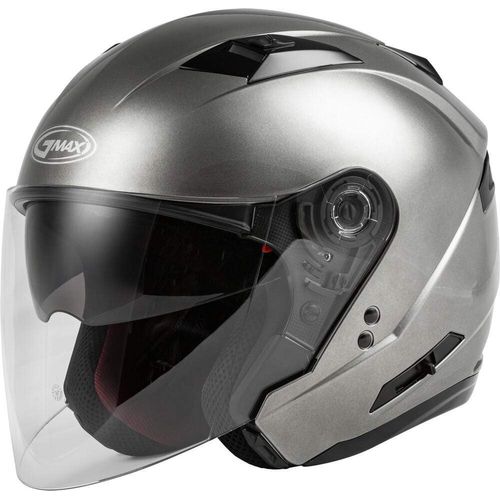 Western Powersports Drop Ship Open Face 3/4 Helmet XS / Titanium OF-77 Open-Face Helmet by Gmax O1770473