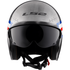 LS2 USA Open Face Helmet Open Face Helmet Bomb Rider - Gloss Brushed Alloy - Spitfire by LS2