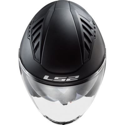 LS2 USA Open Face 3/4 Helmet Open Face Helmet Solid - Matte Black - Copter by LS2