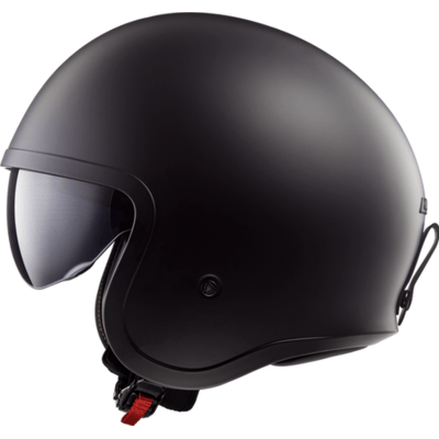 LS2 USA Open Face 3/4 Helmet Open Face Helmet Solid - Matte Black - Spitfire by LS2
