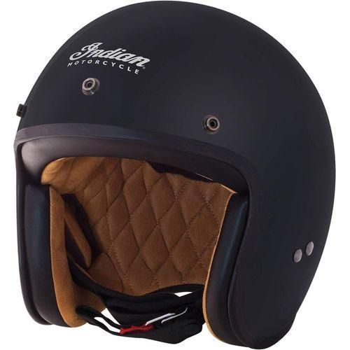 brown leather open face motorcycle helmet Open Face Retro Helmet by Indian Witchdoctors