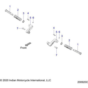 Pad Footpeg Passenger by Polaris 5414696 Floorboard / Foot Peg Repair