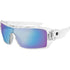 Western Powersports Sunglasses Paragon Sunglasses Clear W/Blue Mirror Lens by Bobster EPAR002