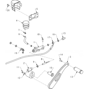 Peg Toe Set by Polaris N50800017 Shift / Brake Peg