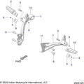 Pin-Pivot Footpeg by Polaris 7662373 Pivot Pin