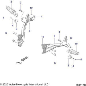 Pin-Pivot Footpeg by Polaris 7662373 Pivot Pin