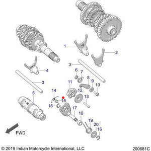 Pin-Ratchet Plate Stepped by Polaris 5139947 OEM Hardware