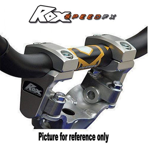 Parts Unlimited Handlebar Risers Pivoting Handlebar Bar Risers +2 inches Chrome Finish by Rox Speed FX 4R-P2RX-02