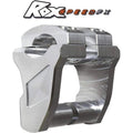 Pivoting Handlebar Bar Risers +3 inches Machine Finish by Rox Speed FX