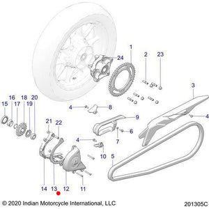 Plate-Chain Catcher by Polaris 5267059 OEM Hardware