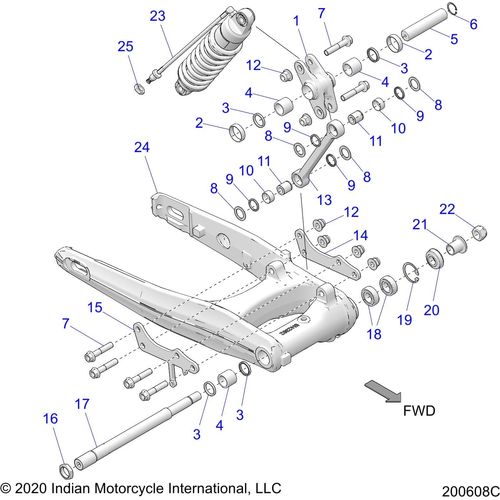 Plate-Gusset Swingarm RH by Polaris 5266304 Swingarm Repair