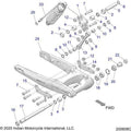 Plate-Gusset Swingarm RH by Polaris