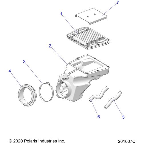 Plate-Restrictor Intake by Polaris 5262119 OEM Hardware