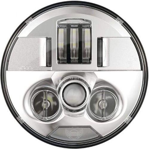 ProBEAM® 7" LED Headlamp Chrome by Custom Dynamics PB-7-IND-C Headlight