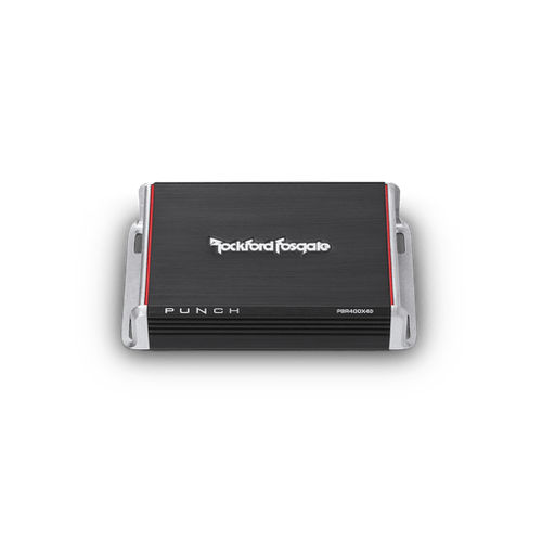 Rockford Fosgate Amplifiers & Kits Punch 400 Watt Full-Range 4-Channel Amplifier by Rockford Fosgate PBR400x4D