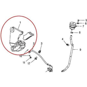Rear Caliper Asm by Polaris 1910619 Brake Caliper