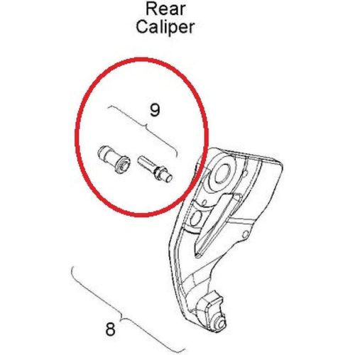 Off Road Express Brake Hardware Rear Caliper Boot Pin by Polaris 2203684