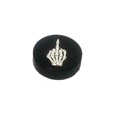 Taylor Specialties Reservoir Cover Rear Master Cylinder Cap Middle Finger by Witchdoctors WD-RMCMF