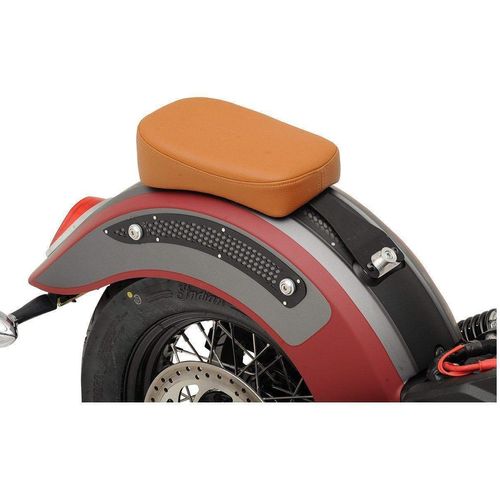 Parts Unlimited Seat Rear Pillion Pad Smooth Bobber-Style Brown by Drag Specialties 0810-1992