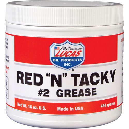Red N tacky #2 Grease 16oz by Lucas Oil 10574 Wheel Bearing Grease