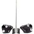 Off Road Express Reduced Reach Reduced Reach Foot Controls Black by Polaris 2880239-626