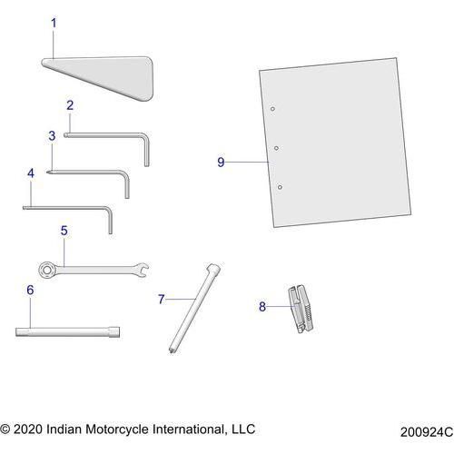 Reference, Manuals & Tool Kit All Options - 2022 Indian Challenger Standard Schematic-21965 OEM Schematic