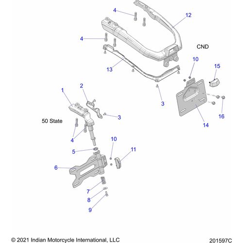 Retainer-Harness Side Mount by Polaris 5454074 Wire Covering