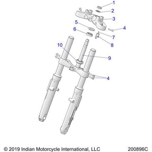 Retainer-Line Front Brake Upper by Polaris 5341611 Brake Hardware