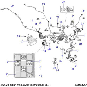 Retainer-Wires Power by Polaris 5455666 OEM Hardware