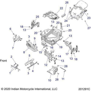Retention-Cradle Electrical by Polaris 5457319 OEM Hardware