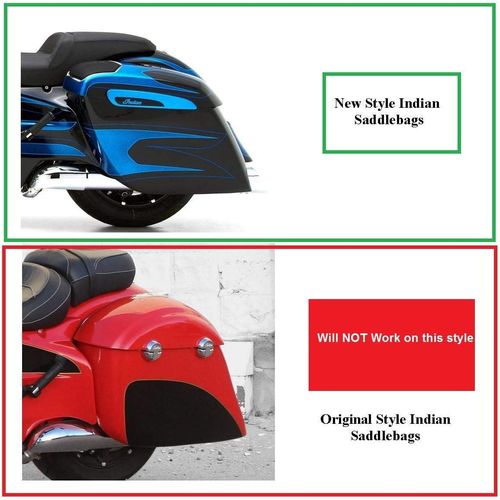 Klock Werks Kustom Cycles Body Panels / Extensions Reytelo Bag Extensions For 2019-2020 Indian by Klock Werks KWS-04-0402