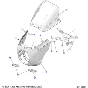 Ring-Headlight,Cowl by Polaris 5417861 Headlight Ring