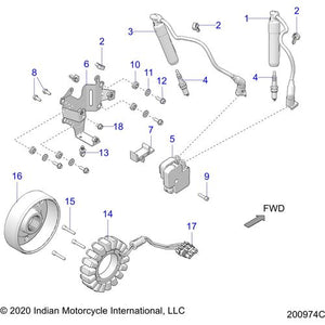 Rotor Alternator by Polaris 4014084 OEM Hardware