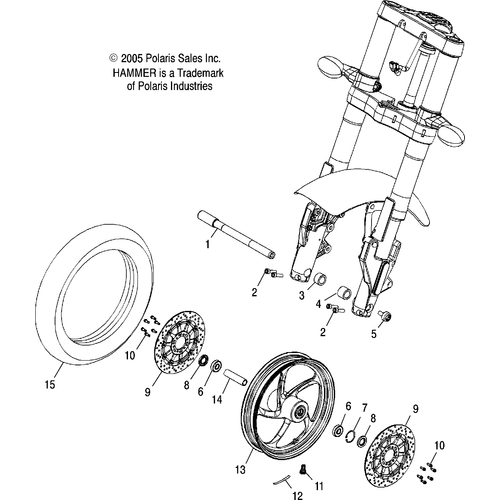 Off Road Express OEM Hardware Rotor, Brake [Hammer] by Polaris 1910623
