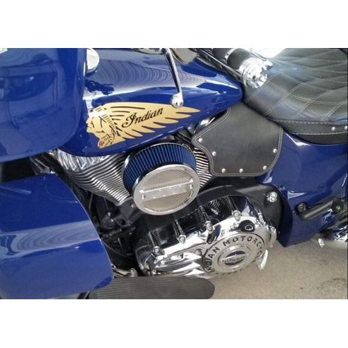 Round High Flow Indian  Air Cleaner, 111 by Wimmer Custom Cycle Air Cleaner