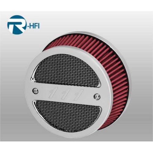 Round High Flow Indian Air Cleaner, 111 by Wimmer Custom Cycle