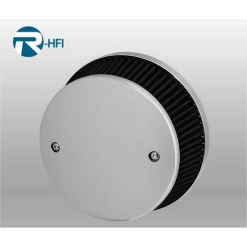 Round High Flow Indian  Air Cleaner, Solid Coverby Wimmer Custom Cycle 603-6018-Chrome Finish Air Cleaner