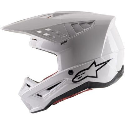 Western Powersports Drop Ship Full Face Helmet 2X / White S-M5 Solid Helmet by Alpinestars 8303121-2180-2XL