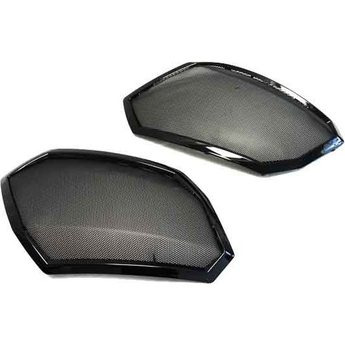Mutazu Motorcycle Saddlebag Accessory Yes Saddlebag Audio Speaker Lids 6 x 9 by Witchdoctors SP-L-013-Grill-With-Lid