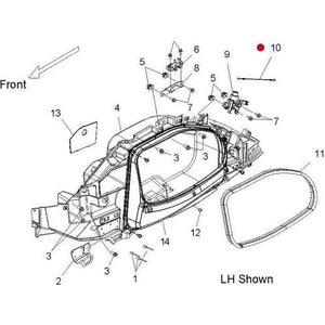 Saddlebag Latch Cable Right by Polaris 7081679 Saddlebag Repair