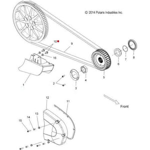 Off Road Express Drive Pulley Hardware Screw by Polaris