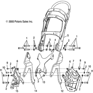 Screw by Polaris 7517826 OEM Screw