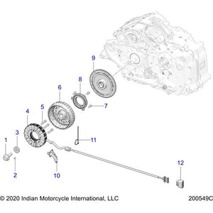 Screw-Hxfl-M12X1.25X43 12.9 by Polaris 7520178 OEM Screw