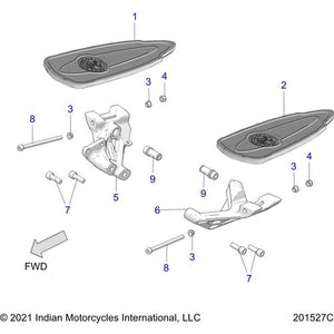 Screw-Sh-M8X1.25X120 8.8 Zpc by Polaris 7520699 OEM Screw