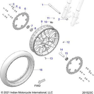 Screw-Tpms Gen2 by Polaris 7521338 OEM Screw